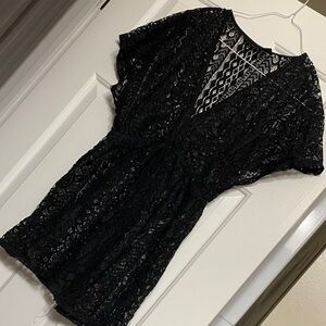 Apt. 9 Black Lace Swim Cover Up Pants- Women’s Small